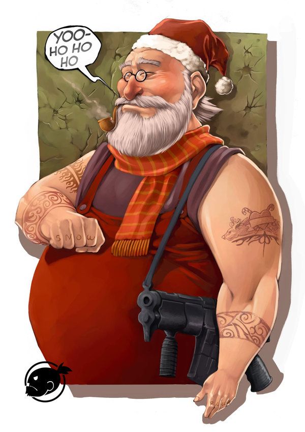 Pics with Santas (64 pics)
